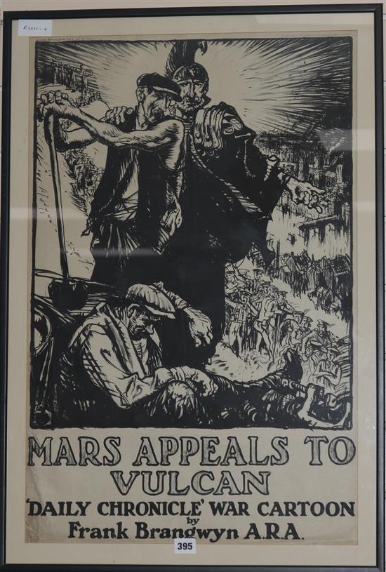 Frank Brangwyn (1867-1956) WW1 poster 29.5 x 19in.